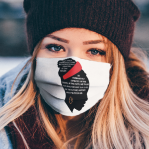 Amanda Gorman But While Democracy Can Be Periodically Delayed face mask