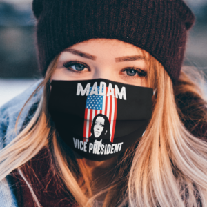American Flag Madam Vice President face mask
