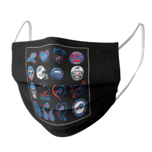 Bundle Buffalo Bills Love My Bills Fueled By Haters Helmet Buffalo And Buffalo Bills Logo 2021 face mask