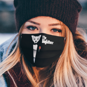 Joe Biden Corgi The Dogfather 2021 face mask