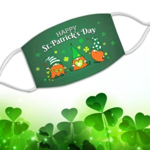 Gnomes Happy St. Patrick’s Day Face Mask
