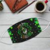 Three Leaf Shamrock Pattern Happy St. Patrick’s Day Face Mask