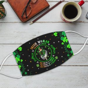 The Soul of A Witch Irish Woman Face Mask