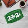 Saint Patricks Day Please Wait Face Mask