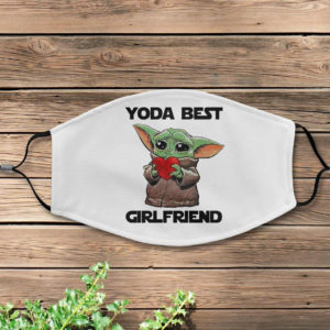 Yoda Best Girlfriend Happy Valentine Day Face Mask Cover