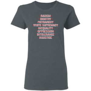 Anti Racism Bigotry Patriarchy White Supremacy Shirt