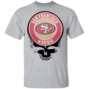 San Francisco 49ers Football Skull Shirt