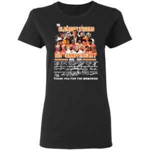 The Clemson Tigers 125Th Anniversary Thank You For The Memories Shirt