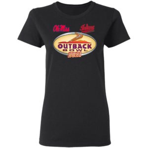 Ole Miss Outback Bowl Champions 2021 Shirt, Ladies Tee