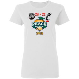 Georgia Peach Bowl 2021 Champions Shirt, Ladies Tee