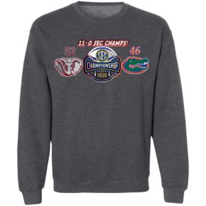 Alabama 11-0 SEC Champions Shirt, Ladies Tee