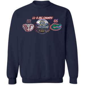 Alabama 11-0 SEC Champions Shirt, Ladies Tee