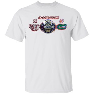 Alabama 11-0 SEC Champions Shirt, Ladies Tee