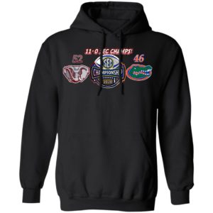 Alabama 11-0 SEC Champions Shirt, Ladies Tee