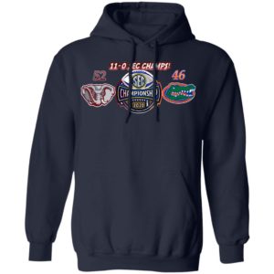 Alabama 11-0 SEC Champions Shirt, Ladies Tee
