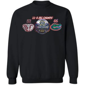 Alabama 11-0 SEC Champions Shirt, Ladies Tee