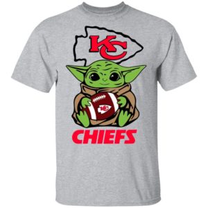 Baby Yoda Hug Kansas City Chiefs Shirt