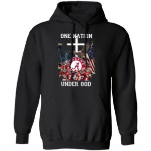 Alabama Crimson Tide One Nation Under God Shirt