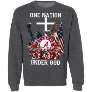 Alabama Crimson Tide One Nation Under God Shirt
