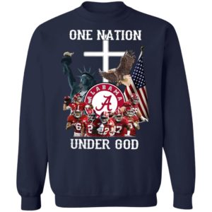 Alabama Crimson Tide One Nation Under God Shirt