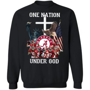 Alabama Crimson Tide One Nation Under God Shirt