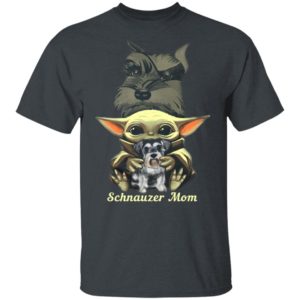 Baby Yoda Hug Schnauzer Mom Shirt