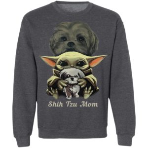 Baby Yoda Hug Shih Tzu Mom Shirt