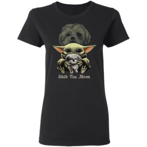 Baby Yoda Hug Shih Tzu Mom Shirt