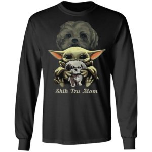 Baby Yoda Hug Shih Tzu Mom Shirt