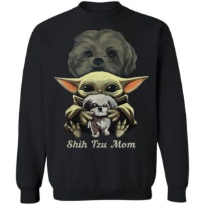 Baby Yoda Hug Shih Tzu Mom Shirt