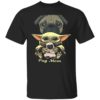 Baby Yoda Hug Schnauzer Mom Shirt