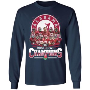 Alabama Crimson Tide 2021 Rose Bowl Champions shirt