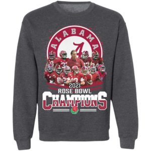 Alabama Crimson Tide 2021 Rose Bowl Champions shirt