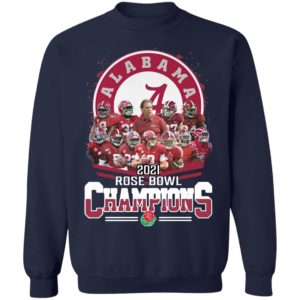 Alabama Crimson Tide 2021 Rose Bowl Champions shirt