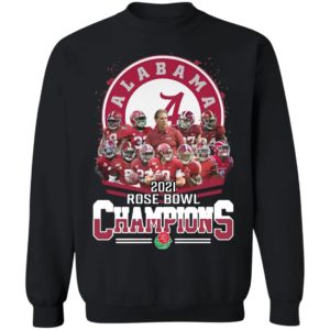 Alabama Crimson Tide 2021 Rose Bowl Champions shirt