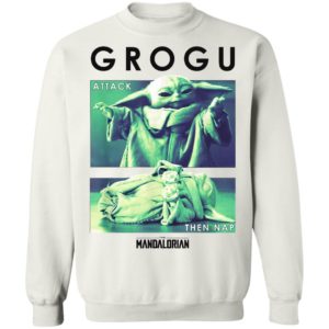 Grogu Attack The Nap Baby Yoda The Mandalorian Star Wars Shirt