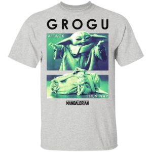 Grogu Attack The Nap Baby Yoda The Mandalorian Star Wars Shirt