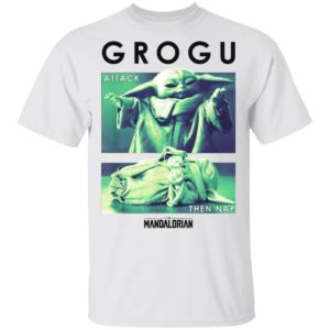 Grogu Attack The Nap Baby Yoda The Mandalorian Star Wars Shirt