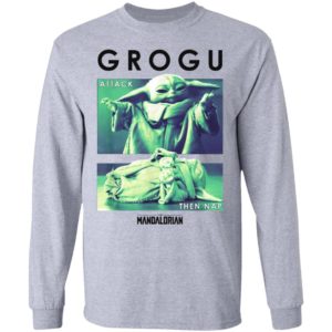 Grogu Attack The Nap Baby Yoda The Mandalorian Star Wars Shirt