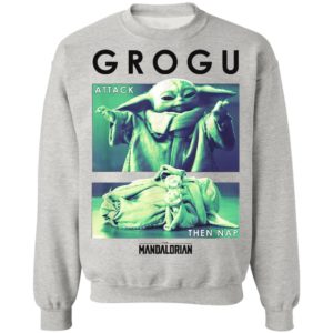 Grogu Attack The Nap Baby Yoda The Mandalorian Star Wars Shirt
