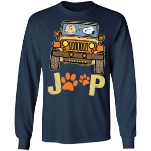 Charlie Brown And Snoopy Jeep Paw Dog Shirt
