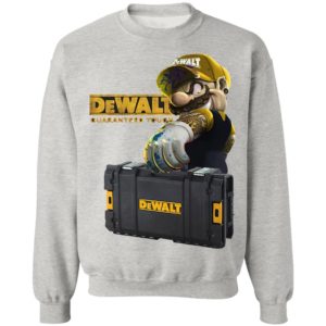 Mario Carries Suitcase Dewalt Guaranteed Tough Shirt