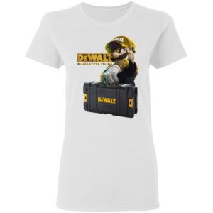Mario Carries Suitcase Dewalt Guaranteed Tough Shirt