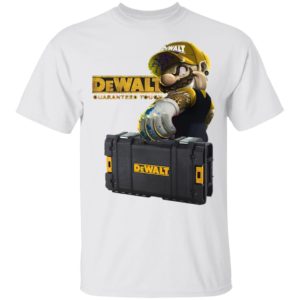 Mario Carries Suitcase Dewalt Guaranteed Tough Shirt