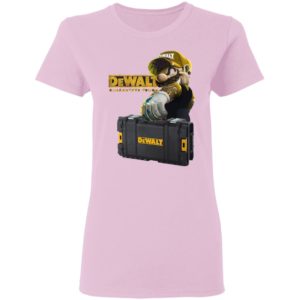 Mario Carries Suitcase Dewalt Guaranteed Tough Shirt