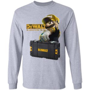 Mario Carries Suitcase Dewalt Guaranteed Tough Shirt