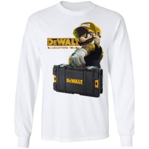 Mario Carries Suitcase Dewalt Guaranteed Tough Shirt