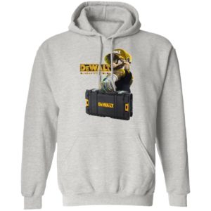 Mario Carries Suitcase Dewalt Guaranteed Tough Shirt