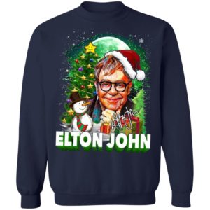 Elton John Christmas Shirt, Long Sleeve, Hoodie