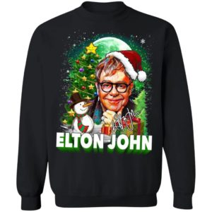 Elton John Christmas Shirt, Long Sleeve, Hoodie